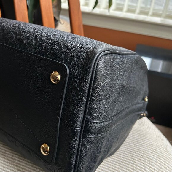 LOUIS VUITTON Empreinte Speedy Bandouliere 30 Black - Picture 5 of 16